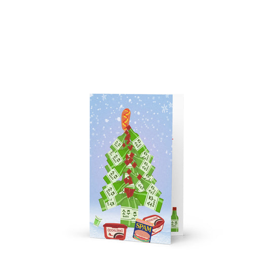 Soju Christmas Tree Card